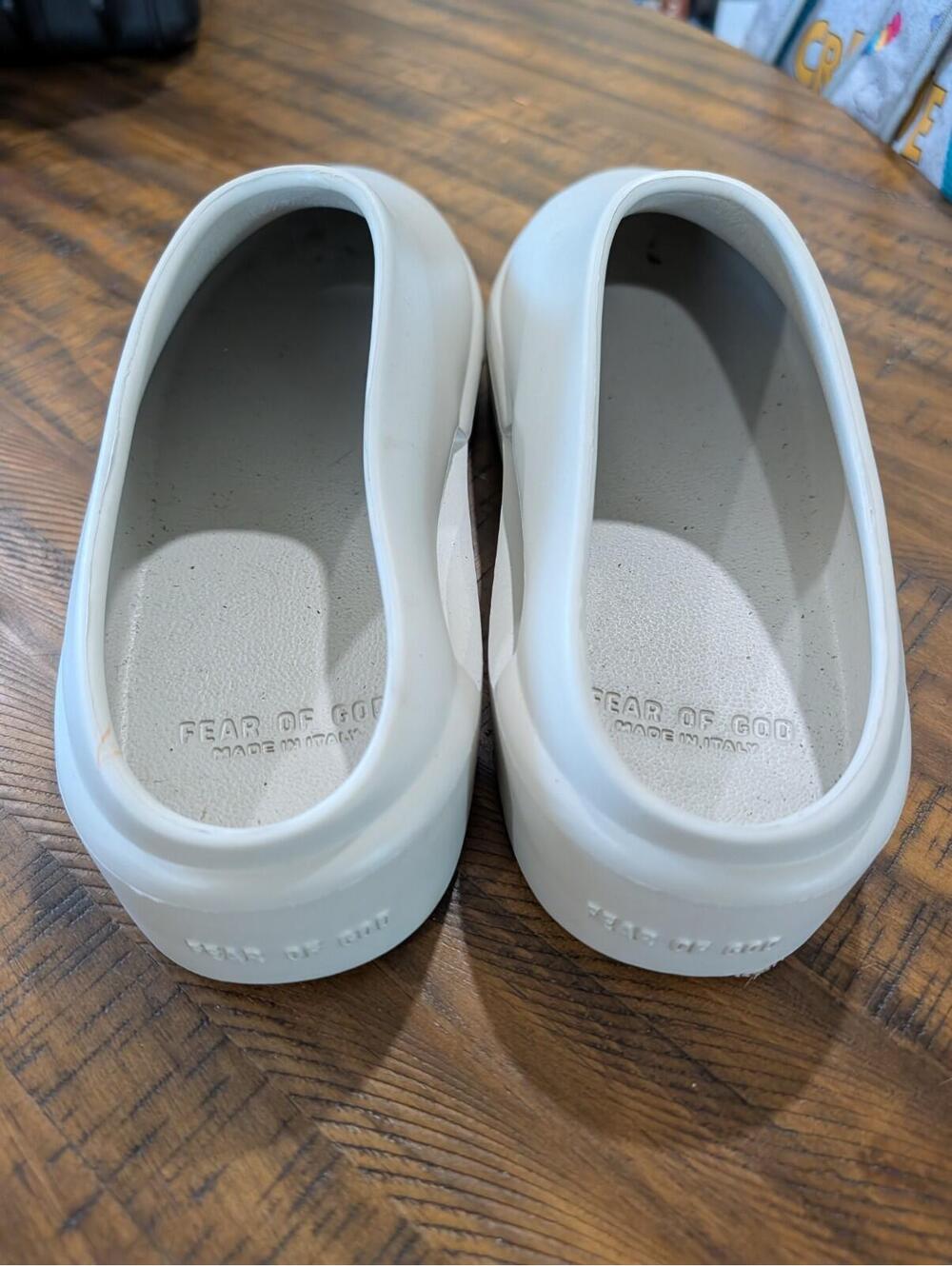 Fear of God The California Slip On Gray Foam Sandals Slides Mens 46 US 12 13 - Picture 2 of 8